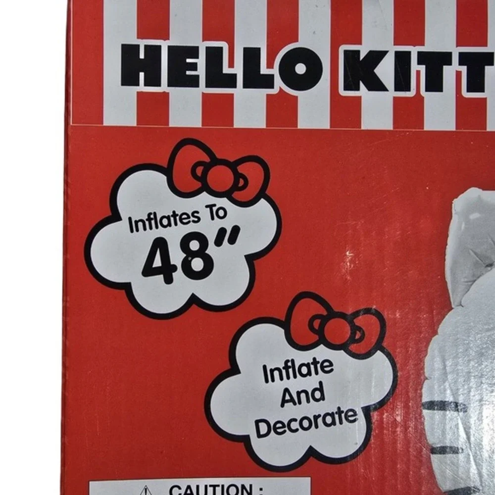 Hello Kitty Inflatable Sanrio 48 Inch Party Balloon Multicolor Decor